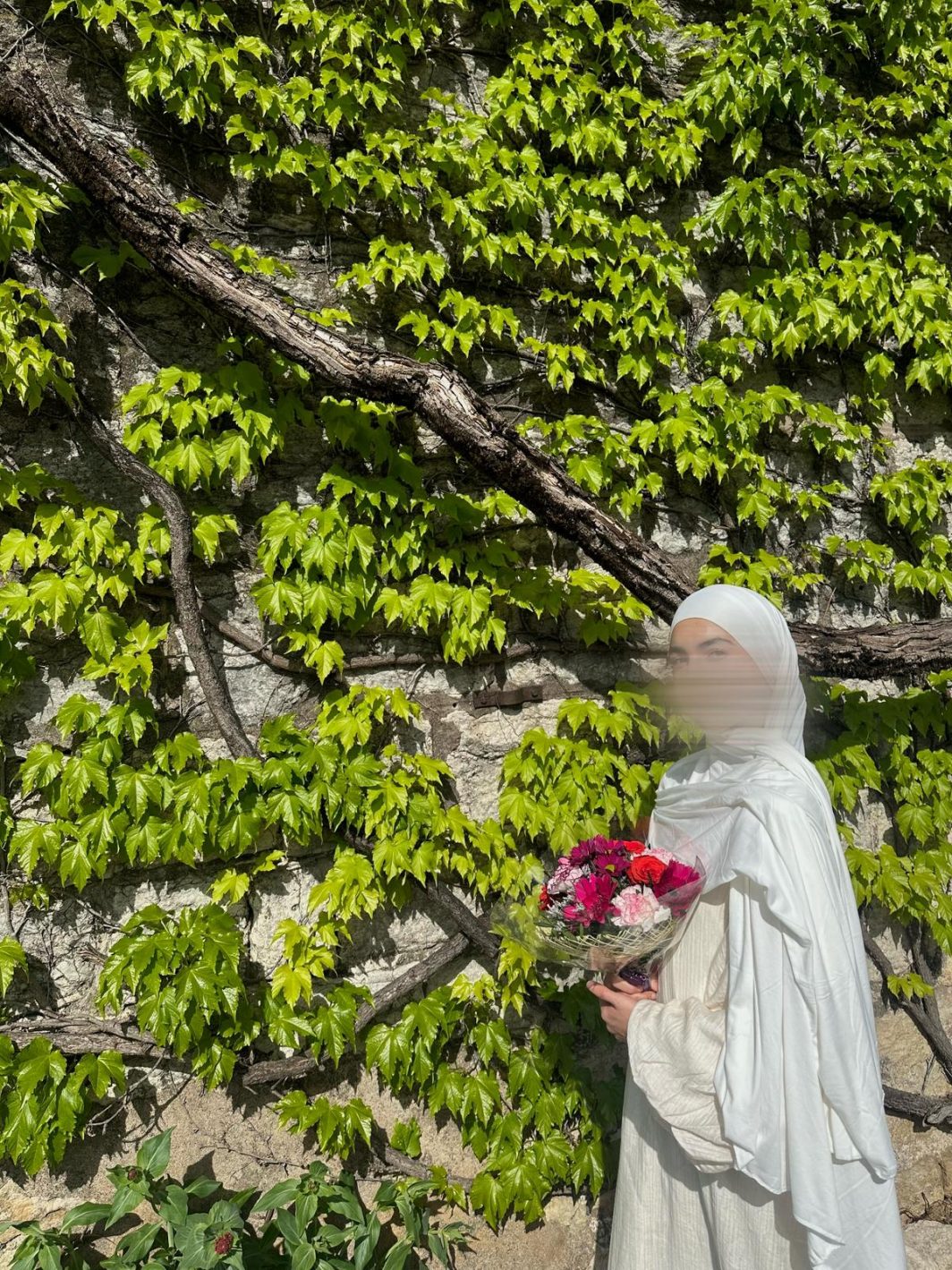 voile à nouer blanc